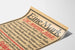 Deutscher Vintage-Poster - Literarische Promotion Fischer’s Bibliothek