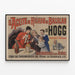 Vintage-Poster mit Fischleberöl Hogg — gerahmtes Bild an der Wand