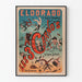 Vintage-Poster Les 3 Carno's Eldorado Straßburg