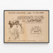 Vintage-Poster Wahlrecht 1898 - Georges Bans VII. Arrondissement Paris — gerahmtes Bild an der Wand