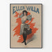 Vintage-Poster Ellen Willa für Wanddekoration
