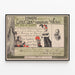 Vintage-Poster Emile Zola Romantische Werke - Künstlerische Wanddekoration — gerahmtes Bild an der Wand
