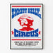 Vintage-Circus-Poster im Stil von Emmett Kelly Jr.