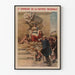Vintage-Poster zum 2. Emission der Verteidigung Nationale