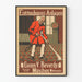 Vintage-Poster für Staubabsauganlagen, industrielle Wanddekoration
