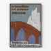 Künstlerischer Vintage-Poster des Museums für Kunst an der Landeskunstschule