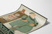 Vintage-Werbeplakat Erbonkel Flasche und Mann mit Pfeife