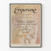 Vintage-Poster Ergorné - Werbung für Vitamin D und Knochengesundheit