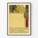 Vintage-Poster Erste Ausstellung Österreichischer Künstler Secession
