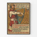 Vintage-Poster Männer-Gesangswettbewerb Deutschland Kassel 1899