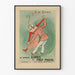 Vintage-Poster À la Cigale mit Esmée und Fred Pascal