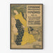 Vintage-Poster Internationale Ausstellung Madrid 1893–94 Wanddekoration