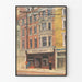 Vintage-Poster Fassade der Buchhandlung Francis Edwards in London