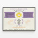 Vintage-Poster Ethinyl-Oestradiol Roussel - Wissenschaftliche Wanddekoration — gerahmtes Bild an der Wand