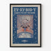 Retro-Dekorposter „Ev-ry-Bod-Y Takes You By The Hand“ Home Sweet Home