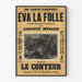 Vintage-Poster Éva la Folle von Auguste Ménard