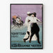 Vintage Dekorationsposter Abenteurerin von Monte Carlo und Marokkanische Nächte