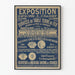 Vintage-Poster Ausstellung Geschirrservice Terre de Fer
