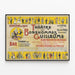 Vintage-Poster Théâtre des Bonshommes Guillaume Ausstellung 1900 — gerahmtes Bild an der Wand