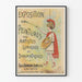 Vintage-Poster Ausstellung für Malerei, lyrische und dramatische Künstler