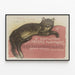 Vintage-Poster Ausstellung Tierkünstler Internationaler Kunstkreis — gerahmtes Bild an der Wand