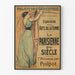 Vintage-Poster Ausstellung Frauenkunst Palais de l'Industrie