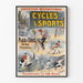 Vintage-Poster Internationale Ausstellung Zyklen & Sport