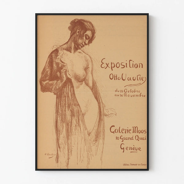 Ausstellungsposter Otto Vautier Galerie Moos Genf