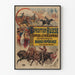 Vintage-Poster der Russischen Ausstellung für Pferdewesen und Ethnographie