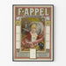 Vintage-Poster Lithografie 1887 Druckerei F. Appel Paris