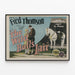 Vintage-Poster von Fred Thomson und seinem Pferd Silver King — gerahmtes Bild an der Wand