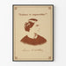 Vintage-Poster mit inspirierendem Zitat «Failure is impossible» Susan B. Anthony