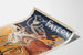 Vintage-Poster Falcon - Wanddekoration im alten Fahrradstil des Jugendstils