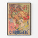 Poster Sommerzirkus Falsbaff Vintage Wanddekoration