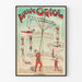 Vintage-Poster Zirkus Familie Oriol - Künstlerische Wanddekoration