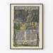 Poster Serie Berühmte Schotten - Mittelalterliche Reiterillustration