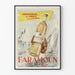 Vintage-Poster Faramoun Sec - Retro-Wanddekoration Weißwein