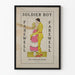 Vintage-Poster Soldatenjunge Abschied - Retro-Wanddekoration