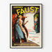 Vintage-Poster Faust von Goethe - Klassische Kinowanddekoration