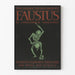Plakat Theater Faustus von Christopher Marlowe