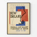 Vintage-Poster Federal Art New England Galerie Boston