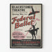 Vintage-Federal-Ballett-Poster - Wanddekoration für Theater & Tanz