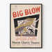 Vintage-Poster Theater Big Blow vom Federal Theatre