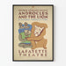 Vintage-Theaterposter "Androcles und der Löwe" von George Bernard Shaw
