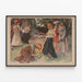 Dekoratives Poster Feminismus Eine Ehrenfrage Vintage — gerahmtes Bild an der Wand