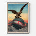 Vintage-Poster Fernet-Branca Adler und Flasche