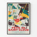 Vintage-Poster vom Saint-Cloud-Fest – Festliche Wanddekoration