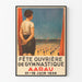Vintage-Poster Arbeiterfest der Turngemeinde Aarau 1930