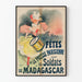 Vintage-Poster der Pariser Pressefestlichkeiten für die Soldaten von Madagaskar