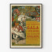 Vintage-Poster Festlichkeiten in Paris - Große Gala-Darbietung 1886
